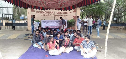The students at PU had already begun their hunger strike on July 25