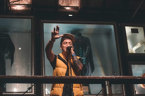 Rapper Big Deal at the event | (Pic: Ansuman Mohapatra)