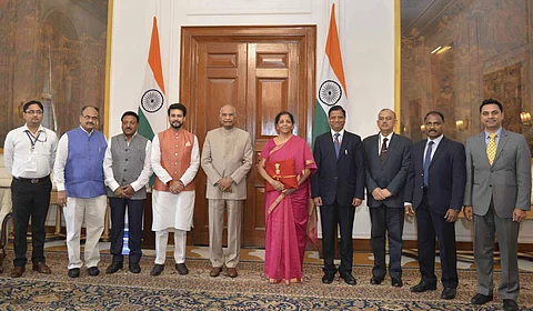 Finance Minister proposed to set up a TV channel for start-ups (Pic: PTI)