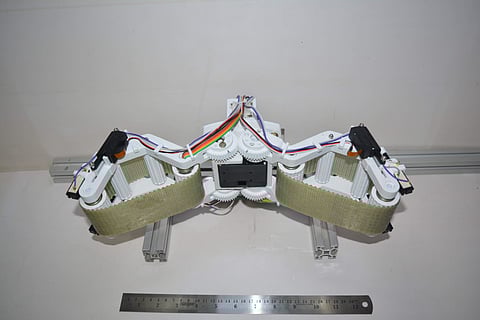 Graspman, the multimodal robotic system created by IIT Madras