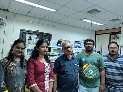 Dr Rama S Verma (Centre), Department of Biotechnology, IIT ... the Research Team at the laboratory in IIT Madras Campus