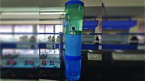 Apparatus for the removal of arsenic, iron and micro-organisms from contaminated water to make it safer to drink