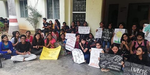 The Bahujan Collective also called the notices a regressive act of the institute and said they were forced to go on protest