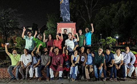 The DTF members after winning the DUTA elections (Pic: Facebook)