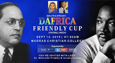 The match is one in a series of events over the last two years aimed at bringing together both the communities