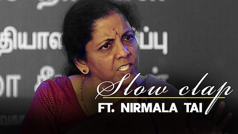 Sitharaman opined about millenial habits