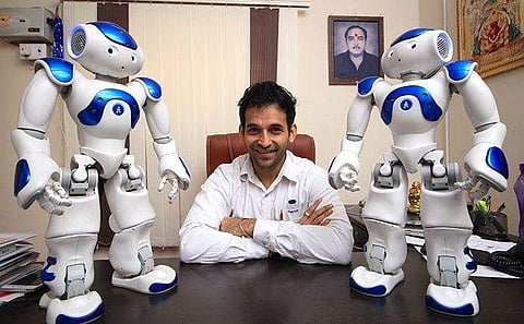 Vijay created India's first ever banking robot, Lakshmi!