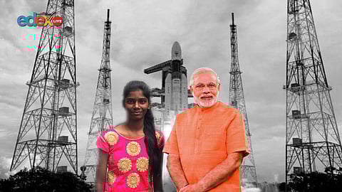 G Vaishnavi from Raichur district is one among the two students who will watch Chandrayaan 2