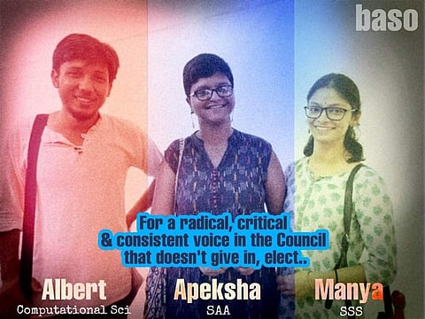 BASO's candidates