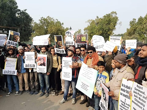 At the site of the mass pledge near India Gate| Pic: Young India Committee
