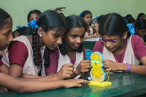 Students during a Zero Lab Project session (Pic: NSEF)