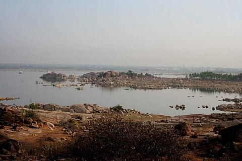 One of the lakes in Hyderabad