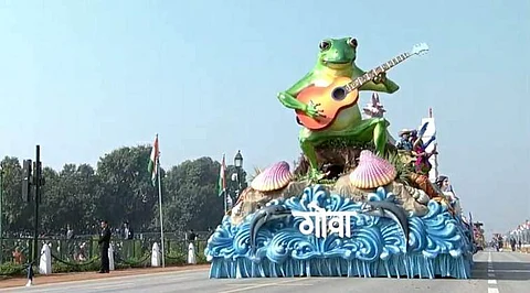 The tableau from Goa (Pic: ANI)