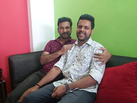 Nikesh and Sonu at their home