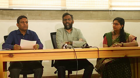 Prof BS Murty unveils ‘IIT_Hyderabad’s Vision for 2024 (Pic: IIT Hyd)