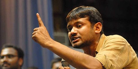 Former JNU student president Kanhaiya Kumar,