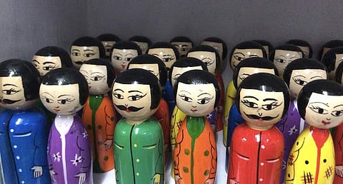 Pete works closely with the toymakers to come up with new designs of toys
