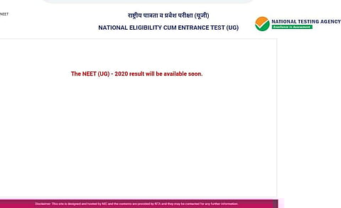 Screengrab of the website