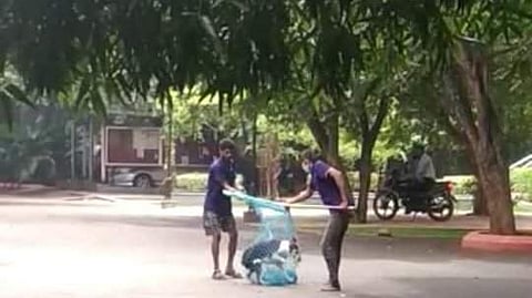 Terry being captured
