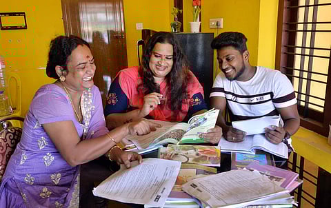 Ranjini, Sreekutty and Karthik (Pic: Vincent Pulickal)