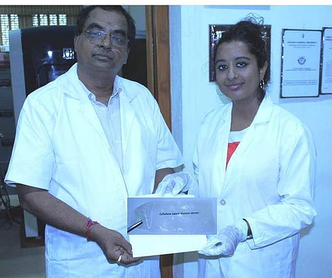 Preethi with her guide
