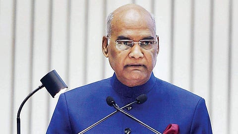 President Ram Nath Kovind| Pic: PTI