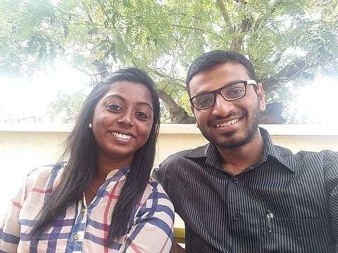 Regila Marinus and Ram Prakash K (Pic: Regila Marinus)