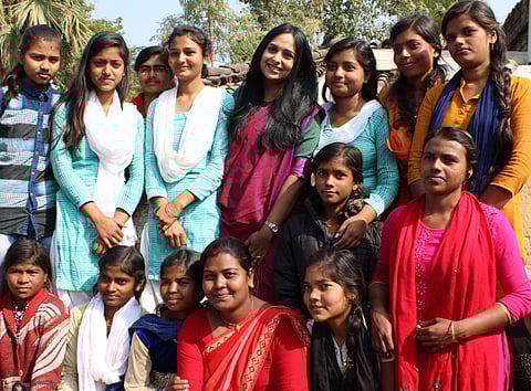 Girls in Hardiya Village of Nawada district in Bihar (Pic: PFI)