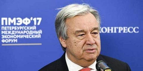 UN Secretary-General Antonio Guterres