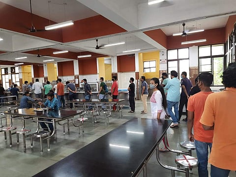 IIT Madras mess before lockdown (Pic: EdexLive/ Special Arrangement)