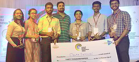 The Grand finale of the hackathon was held online due to the pandemic