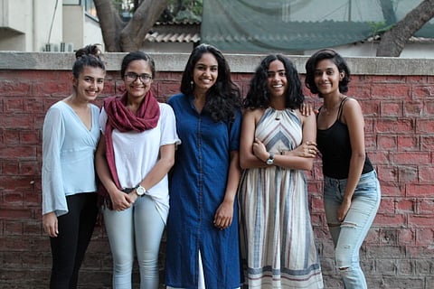 From left: Aahana Mehta, Anjali Dalmia, Surabhee Arjunwadkar, Reva Patwardhan, Sayuri Deokar of The Project Amara | Pic: The Project Amara