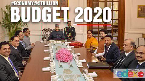 Finance Minister Nirmala Sitharaman presented the Union Budget 2020 at the Lok Sabha on February 1, 2020, at 11 am (Pic: PTI/EdexLive)