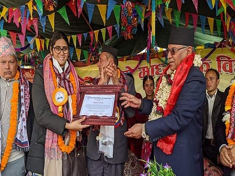 Inauguration of school (pic: ANI)