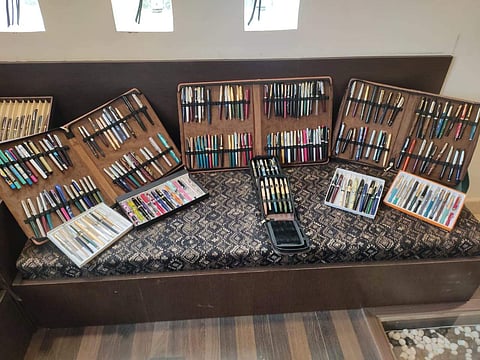 Harsh's collection of fountain pens (Pics: Harsh Makkar)