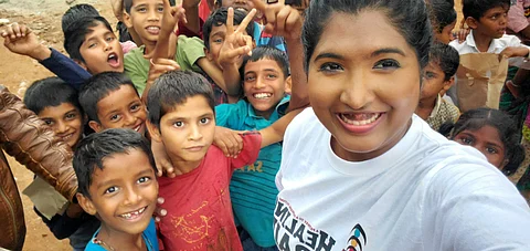 Rachel with kids | (Pic: Healing Train Foundation)
