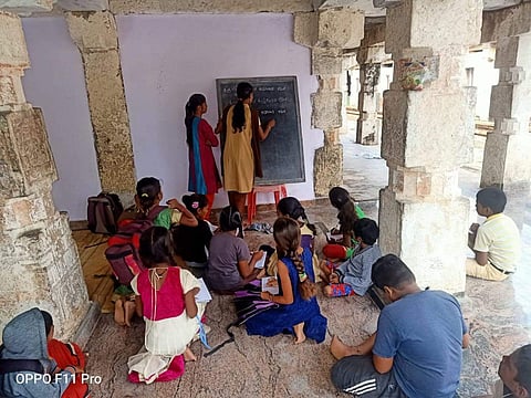 Students attending tuition classes
