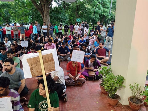 A protest in IIT Madras