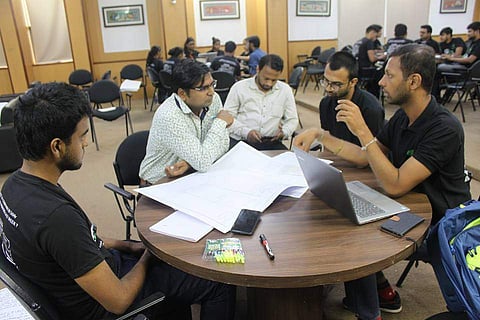Rakesh at NLU | (Pic: Rakesh Kumar Gupta)