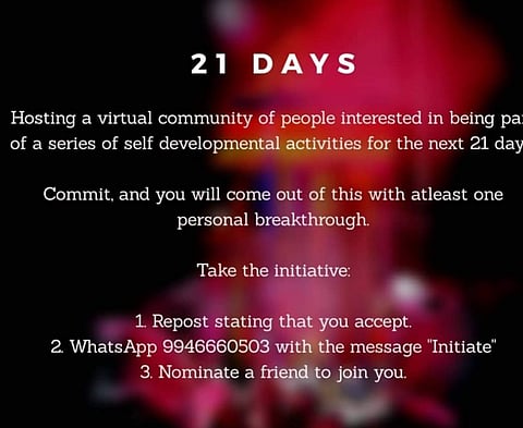 The challenge began on March 25