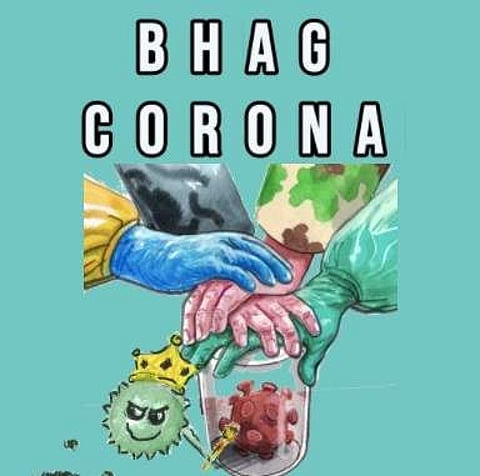 The Bhag Corona game| Pic: Akram