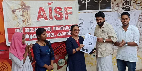 Dr K M Sheeba releasing the magazine