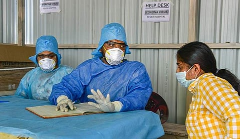 Coronavirus screening| Pic: PTI