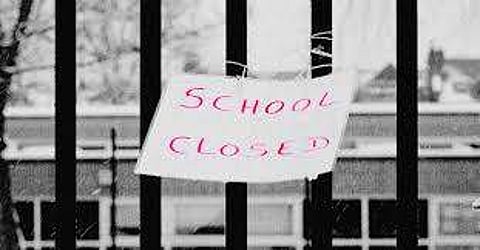 All schools will be shut down