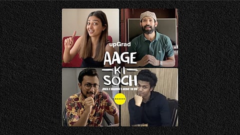 The #Aagekisoch video sscreenshot| Pic: upGrad