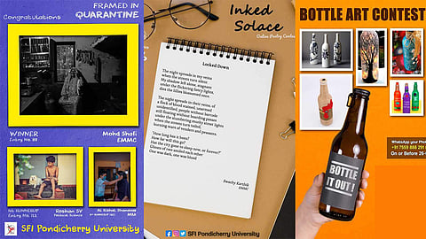 The series of contests started with a photography competition with the theme Framed in Quarantine (Pic: Sourced)