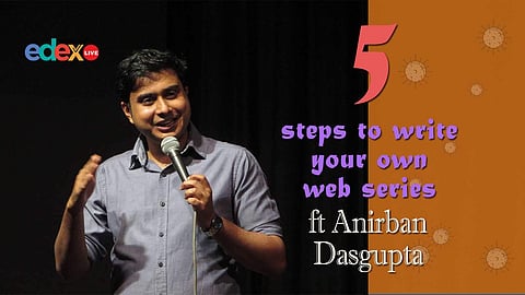 Writing is the best job, he says, but the lockdown has given him the much-deserved break (Pic: Anirban Dasgupta/Edexlive)