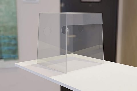 An Intubation Box developed by Fabheads Automation, an IIT Madras-incubated startup that specializes in manufacturing parts from plastics and fiber reinforced plastics