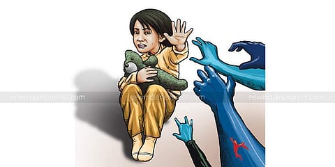 Child abuse is on the rise under lockdown. Credit: TNIE