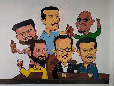 One of his artworks | (Pic: Chetan S Murthy)